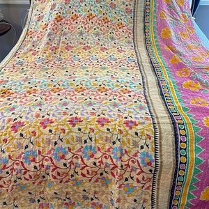 Recycled hand quilted Kantha throws. These are one of a kinds!